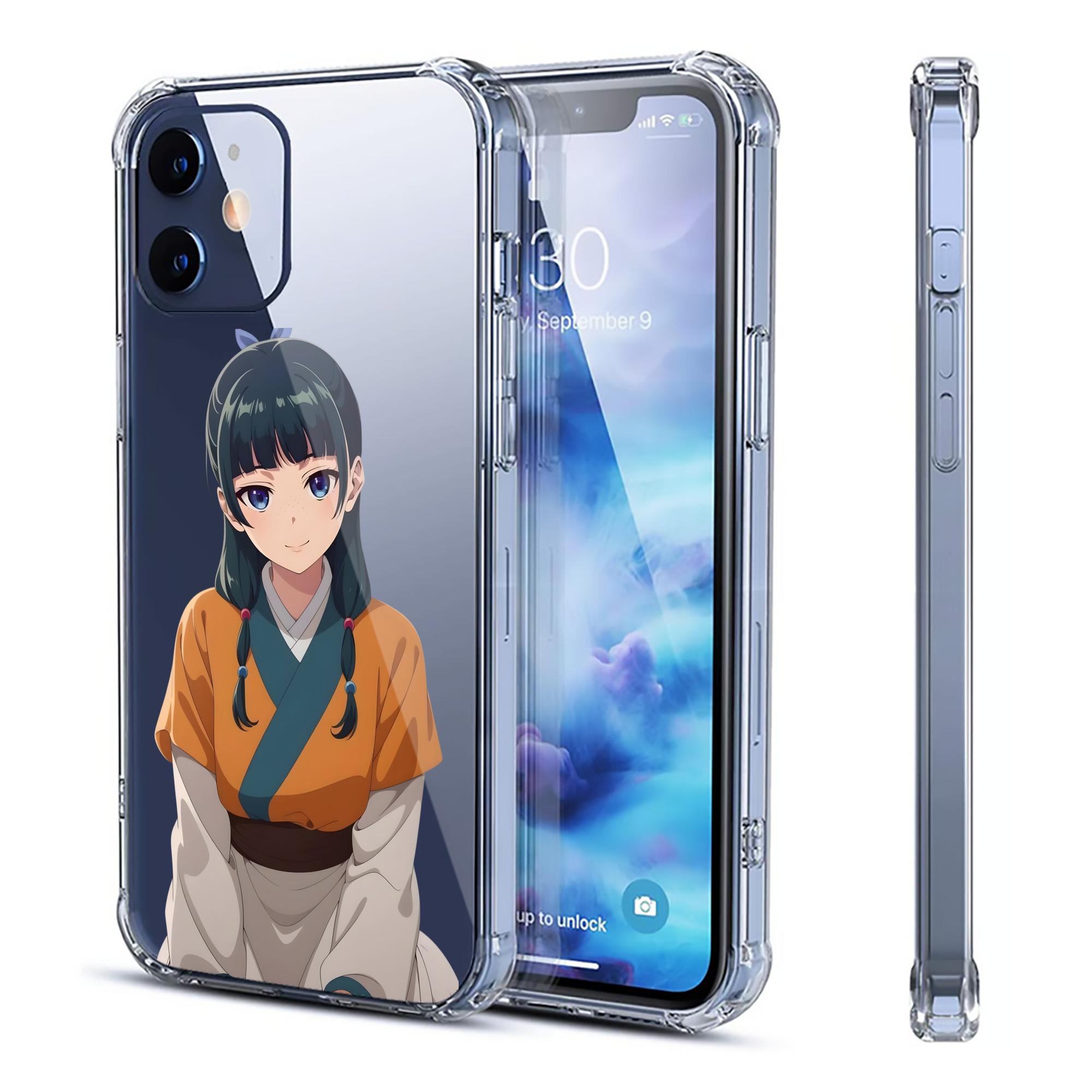 （画像用） 薬屋のひとりごと The Apothecary Diaries 【iPhone 12シリーズ対応】透明スマホケース（クリアソフトケース）